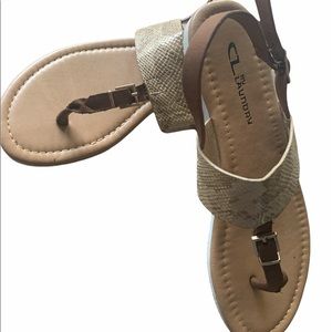 Snake with buckle thong